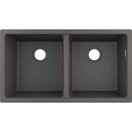 Hansgrohe S51, drez pod dosku 370/370, kamenná šedá, HAN-43434290