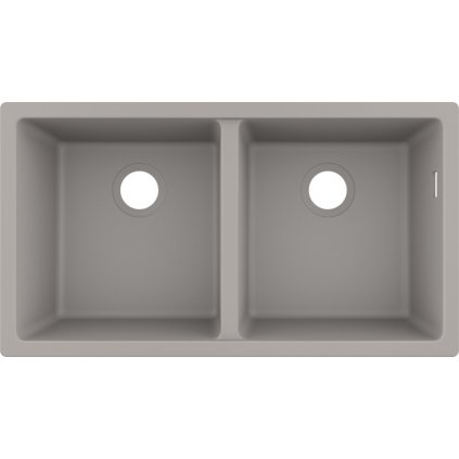 Hansgrohe S51, drez pod dosku 370/370, betónová šedá, HAN-43434380