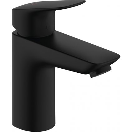 Hansgrohe Logis, páková umývadlová batéria 100 CoolStart bez odtokovej súpravy, čierna matná, HAN-71103670
