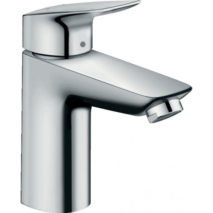 Hansgrohe Logis, páková umývadlová batéria 100 LowFlow s odtokovou súpravou s tiahlom, chrómová, HAN-71104000
