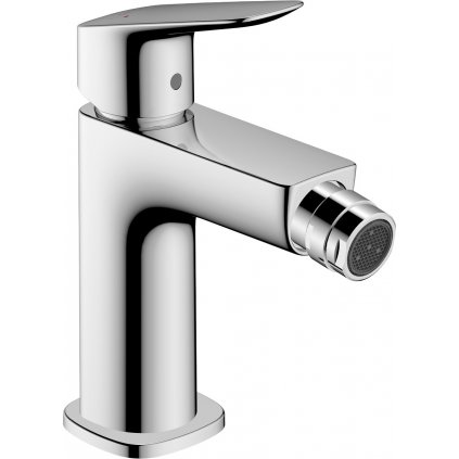 Hansgrohe Logis, páková bidetová batéria 110 Fine s odtokovou súpravou s tiahlom, chrómová, HAN-71201000