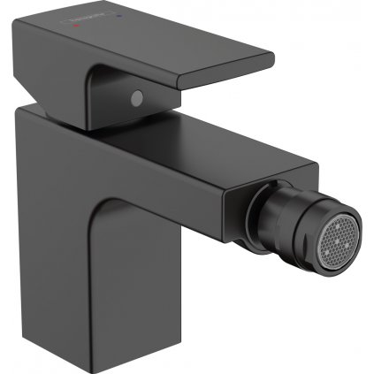 Hansgrohe Vernis Shape, bidetová batéria stojanková s odtokovou garnitúrou, čierna matná, HAN-71211670