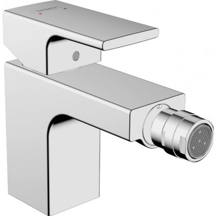 Hansgrohe Vernis Shape, páková bidetová batéria s kovovou odtokovou súpravou s tiahlom, chrómová, HAN-71219000