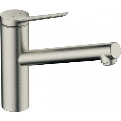 Hansgrohe Zesis M33, páková kuchynská batéria 150, pre nízkotlakové/beztlakové ohrievače vody, 1jet, vzhľad nerezu, HAN-74806800