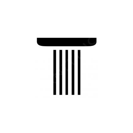 Hansgrohe Príslušenstvo, tlačidlo prúdu Rain, veľký, čierna, HAN-92571610