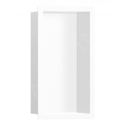 Hansgrohe XtraStoris Individual, výklenok do steny s designovým rámom, 300x150x100 mm, matná biela, HAN-56096700
