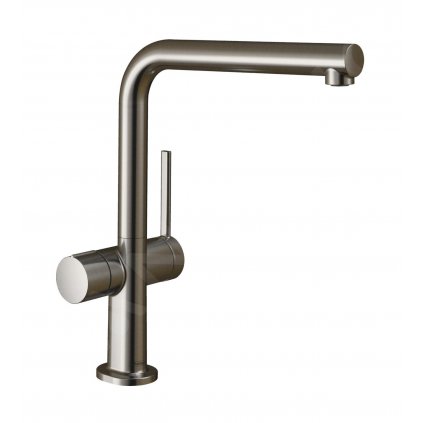 Hansgrohe M54, drezová batéria Talis 270, s uzatváracím ventilom na spotrebič, vzhľad nehrdzavejúcej ocele, HAN-72827800