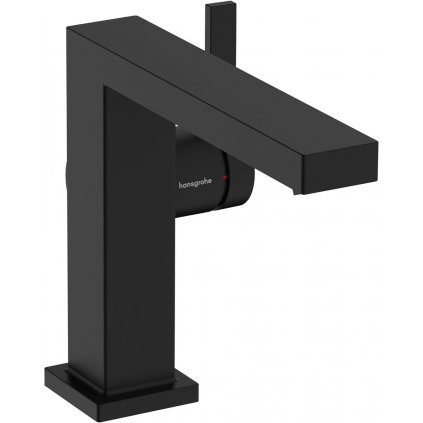 Hansgrohe Tecturis E, páková umývadlová batéria 110 Fine CoolStart EcoSmart+ s odtokovou garnitúrou, čierna matná, HAN-73023670