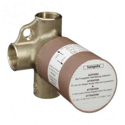 Hansgrohe, základné teleso pre Trio, uzatvárací a prepínací ventil pod omietku,DN20, HAN-15981180