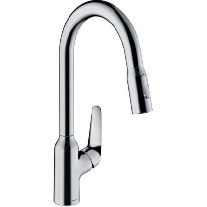 Hansgrohe Focus M42, drezová batéria M4216-H220 s výsuvnou spŕškou, chrómová, HAN-71820000