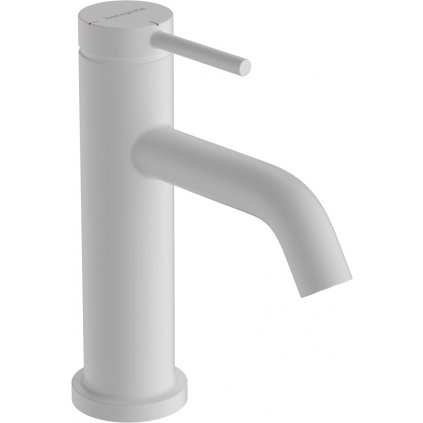 Hansgrohe Tecturis S, páková umývadlová batéria 80 CoolStart EcoSmart+ s odtokovou súpravou, biela matná, HAN-73302700