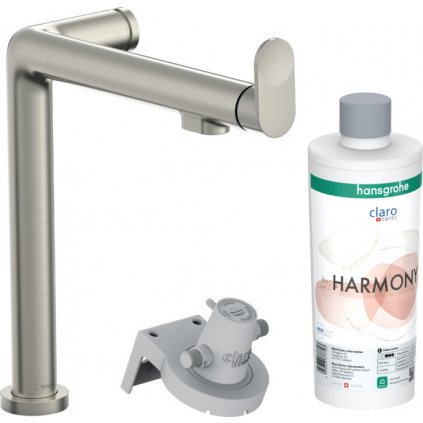 Hansgrohe Aqittura M91, filterSystem 240, 1jet, štartovacia sada, vzhľad nerezu, HAN-76802800