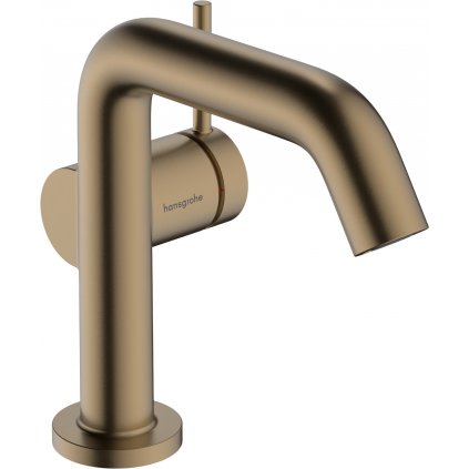 Hansgrohe Tecturis S, páková umývadlová batéria 110 Fine CoolStart EcoSmart+ s odtokovou súpravou, kartáčovaný bronz, HAN-73323140