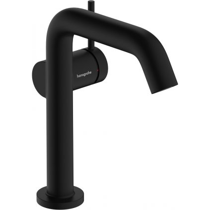 Hansgrohe Tecturis S, páková umývadlová batéria 150 Fine CoolStart EcoSmart+ s odtokovou súpravou, čierna matná, HAN-73340670