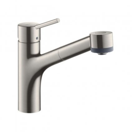 Hansgrohe Talis M52, drezová batéria M5216-H170 s výsuvnou spŕškou, sBOX, vzhľad nehrdzavejúcej ocele, HAN-73860800