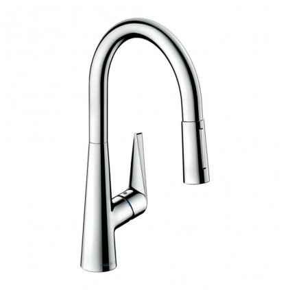 Hansgrohe Talis M51, kuchynská páková batéria 200, Eco, vyťahovateľná sprška, 2jet, sBox, chrómová, HAN-73876000