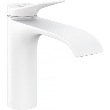 Hansgrohe Vivenis, páková umývadlová batéria 110 CoolStart s odtokovou súpravou s tiahlom, biela matná, HAN-75023700