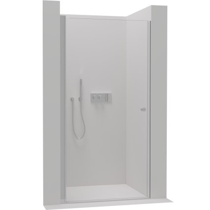 Cerano Antelo, 1-krídlové sprchové dvere 90x190 cm, 6mm číre sklo, chrómový profil, CER-CER-432418