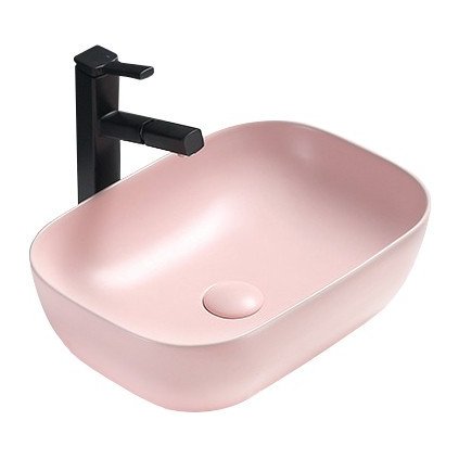 Mexen RITA umývadlo, 45x32 cm, ružová matná, 21084544