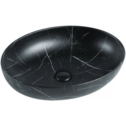 Mexen Orsola umývadlo, 52x39 cm, čierna, 21365271