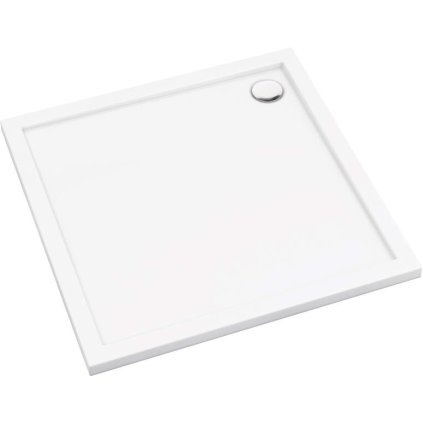 Deante Prizma, akrylátová štvorcová sprchová vanička 80x80x4,5cm, biela lesklá, DEA-KTJ_082B
