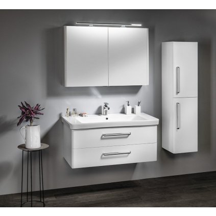 Sapho, Kúpeľňový set THEIA 105, biela, KSET-066