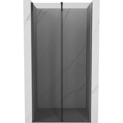 Mexen Velar, posuvné sprchové dvere do otvoru 100 cm, 8mm šedé sklo, grafit brúsený, 871-100-000-41-66