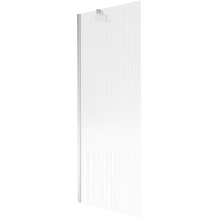 Mexen Next, vaňová zástena 1-krídlová 70 x 150 cm, fixné krídlo, 6 mm sklo s pruhmi, chrómový profil, 895-070-000-00-09-01