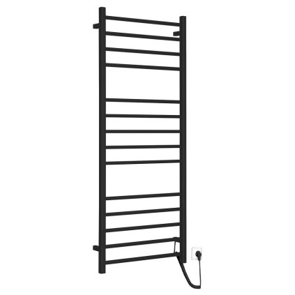 Sapho, ESKINADO elektrický sušiak uterákov, hranatý, 600x1500 mm, 130 W, čierna matná, ER450BV
