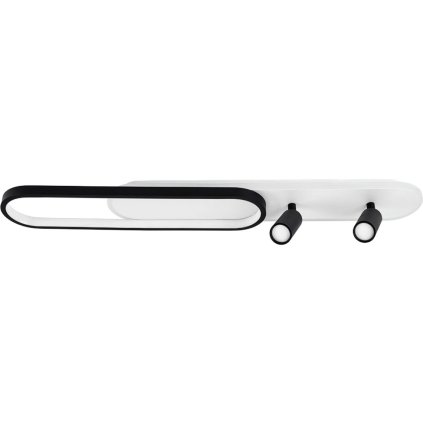 Toolight, LED stropné svietidlo s bodovými reflektormi 100cm, 45W, 4000K, APP1438-C, čierna-biela, OSW-00967
