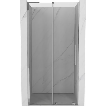Mexen Velar L, posuvné sprchové dvere do otvoru 120 cm, 8mm číre sklo, chrómová, 871-120-003-01-01