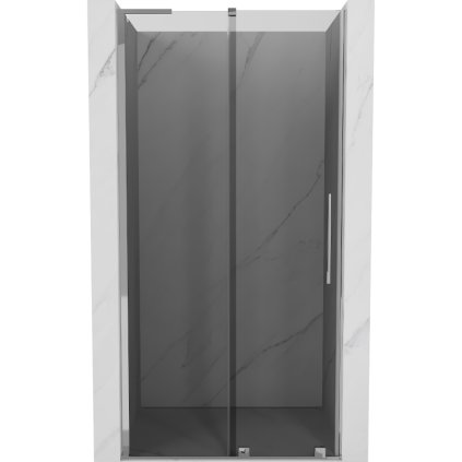 Mexen Velar L, posuvné sprchové dvere do otvoru 100 cm, 8mm šedé sklo, chrómová, 871-100-003-41-01