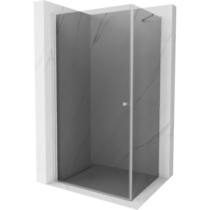 Mexen Pretoria sprchovací kút 70x100cm, 6mm sklo, chrómový profil-šedé sklo, 852-070-100-01-40
