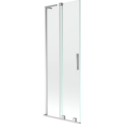 Mexen Velar L, 2-krídlová posuvná vaňová zástena 70 x 150 cm, 8mm číre sklo, chrómový profil, 896-070-003-01-01