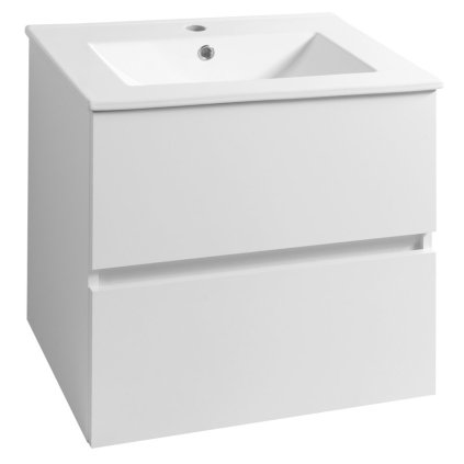 Aqualine, PANEDA umývadlová skrinka 59,5x55x45,2cm, biela, PN260