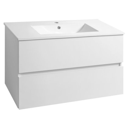 Aqualine, PANEDA umývadlová skrinka 99,5x55x45,2cm, biela, PN210