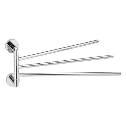 Sapho, LARISSA trojitý držiak uterákov otočný 350mm, chróm, WS022