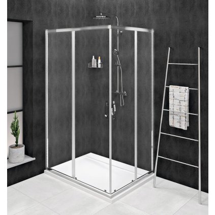 Gelco, SIGMA SIMPLY obdĺžniková sprchová zástena 1100x900 mm, L/P varianta, rohový vstup, GS2111-03