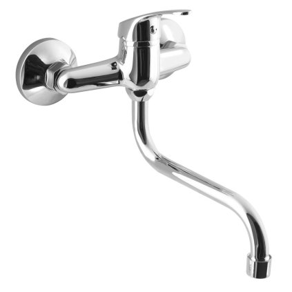 Aqualine, AQUALINE 35 nástenná batéria, ramienko-S, chróm, 52146
