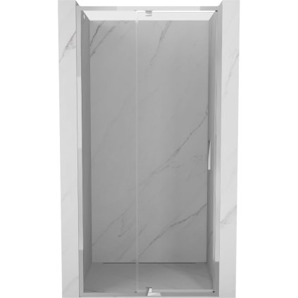 Mexen Exo, 1-krídlové dvere do otvoru 100x200 cm, 6mm číre sklo, chrómový profil, 819-100-000-01-00