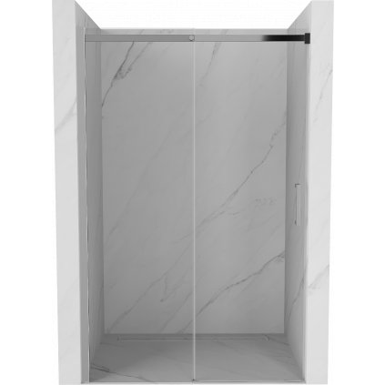 Mexen Omega, posuvné sprchové dvere do otvoru 130x190 cm, 8mm číre sklo, chrómový profil, 825-130-000-01-00