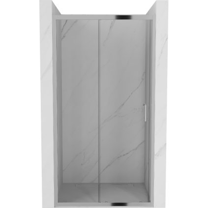 Mexen Apia, posuvné dvere do otvoru 130 x 190 cm, 6mm číre sklo, chrómový profil, 845-130-000-01-00