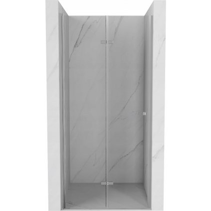 Mexen Lima, skladacie sprchové dvere do otvoru 85 x 190 cm, 6mm číre sklo, chrómový profil, 856-085-000-01-00