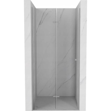 Mexen Lima, skladacie sprchové dvere do otvoru 85 x 190 cm, 6mm číre sklo, chrómový profil, 856-085-000-01-00