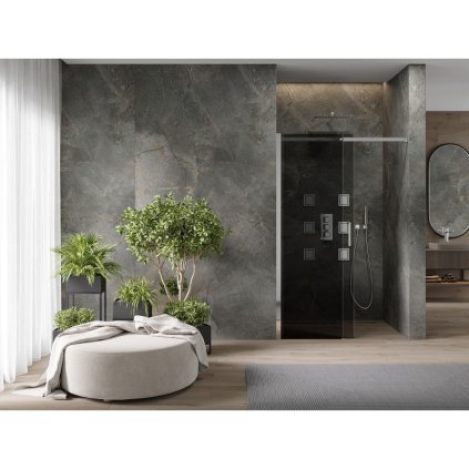 53305 5 mexen omega posuvne sprchove dvere do otvoru 140 cm sede 825 140 000 01 40