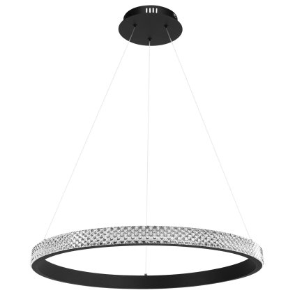 Toolight, LED stropné svietidlo, 4000K, 24W, APP1512-CP, čierna, OSW-05473