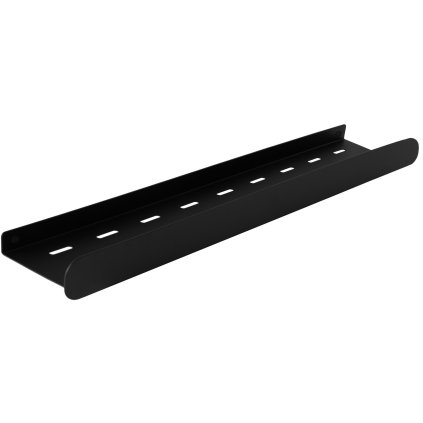 Rea, kúpeľňová polica 60cm, SF03, čierna matná, REA-06008