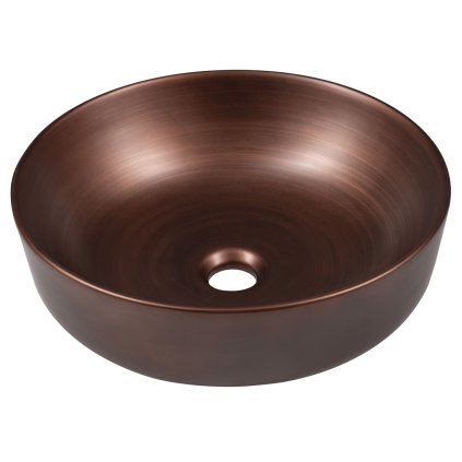 Sapho, PRIORI keramické umývadlo na dosku, priemer 41,5cm, medená, PI040