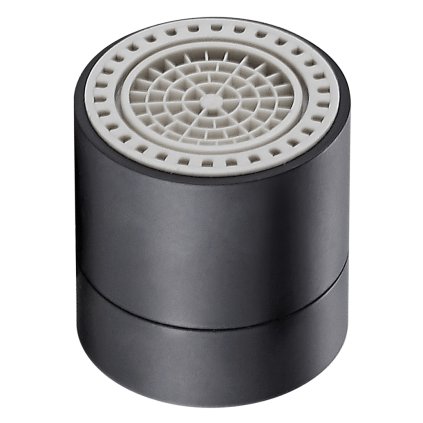 Kuchinox, 2-funkčný perlátor pre umývadlové a drezové batérie, vnútorný závit M22x1, čierna matná, LAV-CPB_72WD