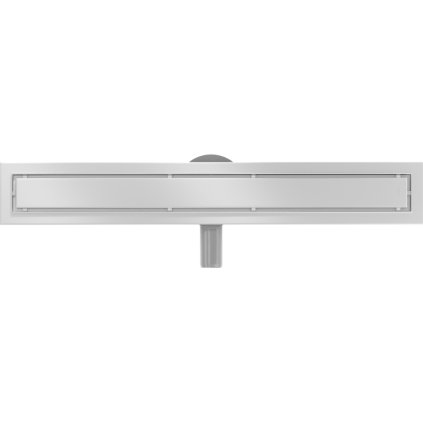 Mexen Flat nerezový sprchový žľab, 360°otočný sifon, 50 cm vzor M13, 2v1, 1010050-40